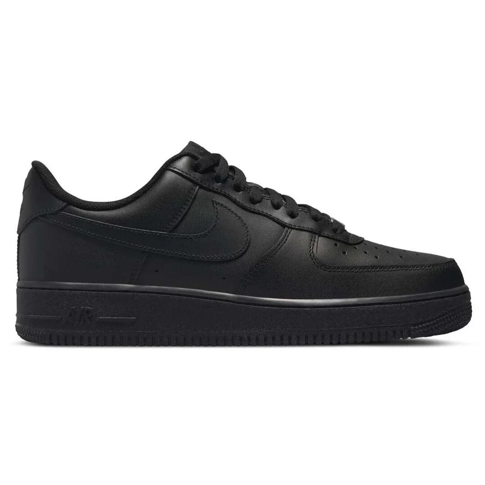 Nike Air Force 1 Low '07 Triple Black Mens Size 10 Black Sneaker CW2288-001 NEW